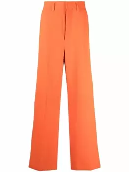 AMI Paris широкие брюки строгого кроя, оранжевый