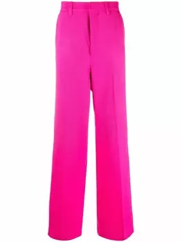AMI Paris широкие брюки строгого кроя, розовый