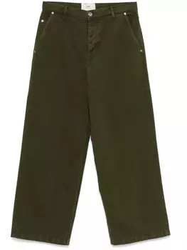 AMI Paris широкие джинсы, зеленый