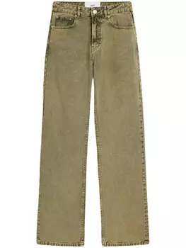 AMI Paris широкие джинсы, зеленый