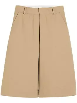 AMI Paris шорты со вставками, нейтральный цвет