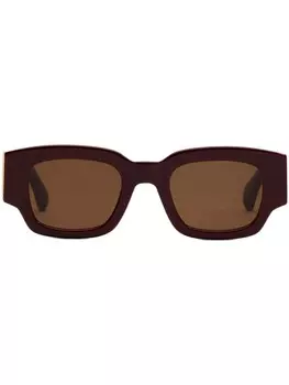 AMI Paris солнцезащитные очки в квадратной оправе, красный