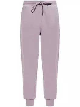 AMI Paris спортивные брюки с монограммой Ami de Coeur, фиолетовый