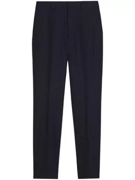 AMI Paris строгие брюки в тонкую полоску, черный