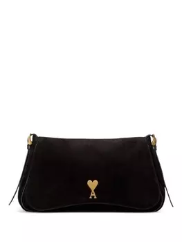 AMI Paris сумка на плечо с монограммой Ami de Coeur, черный