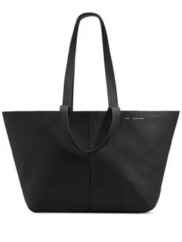 AMI Paris сумка-тоут среднего размера, черный