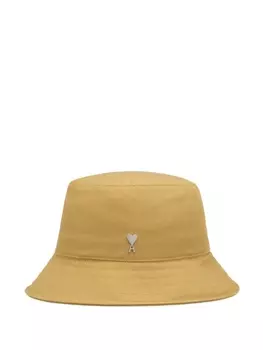 AMI Paris сумка-ведро с монограммой Ami de Coeur, желтый