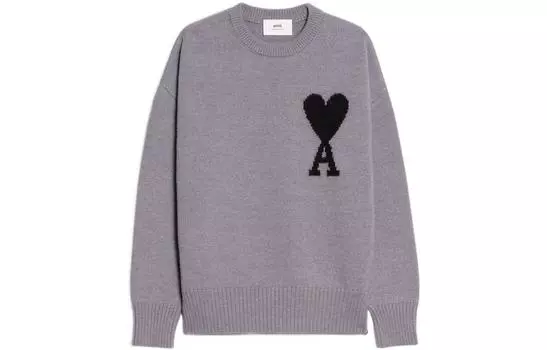 Ami Paris Свитер унисекс, серый