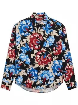 AMI Paris свободная рубашка, черный