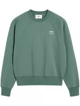 AMI Paris толстовка Ami Alexandre Mattiussi из органического хлопка, зеленый