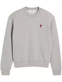 AMI Paris толстовка Ami de Coeur, серый