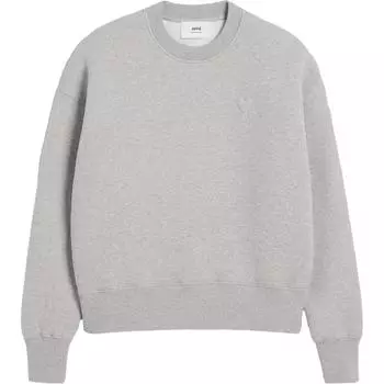 Ami Paris Толстовка из смесового хлопка Ami De Coeur AMIPARIS, Dusty Gray