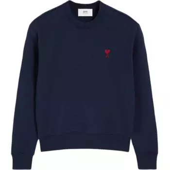 Ami Paris Толстовка с круглым вырезом Ami De Coeur AMIPARIS, Night Blue