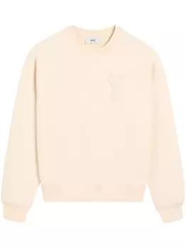 AMI Paris толстовка с монограммой Ami de Coeur, нейтральный