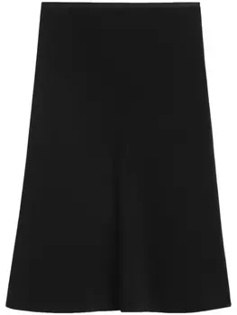 AMI Paris юбка-карандаш длины миди, черный
