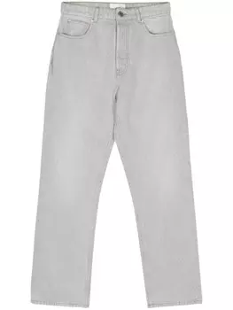 AMI Paris зауженные джинсы с нашивкой-логотипом