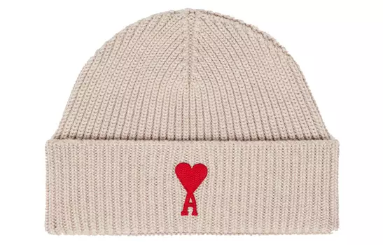 Ami Patch шапка-бини AMIPARIS, бежевый