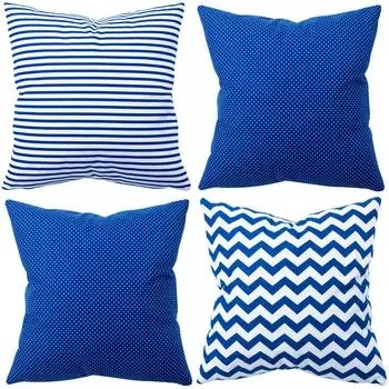 Амилианский набор из 4 предметов размером 50х50 см и 20х20 дюймов; Декоративная подушка, декоративная подушка с наполнителем-наволочкой; Диван-подушка для украшения детской гостиной Amilian