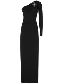 Аминь вышитое платье Amen, черный