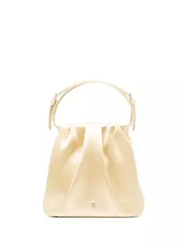 Amina Muaddi мини-сумка Vittoria Crystal, нейтральный цвет