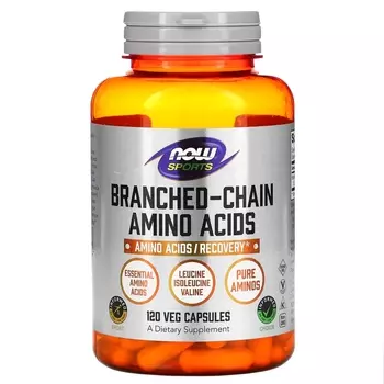 Аминокислоты с Разветвленной Цепью NOW Foods Sports, 120 капсул