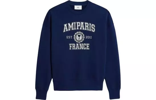 AMIPARIS Свитшот унисекс темно-синяя