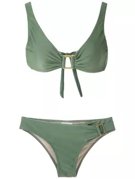 Amir Slama бикини с металлическим декором, зеленый