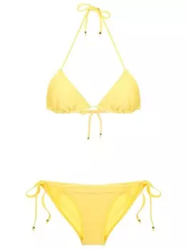 Amir Slama бикини с треугольными чашками, желтый