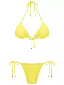 Amir Slama бикини с треугольными чашками, желтый