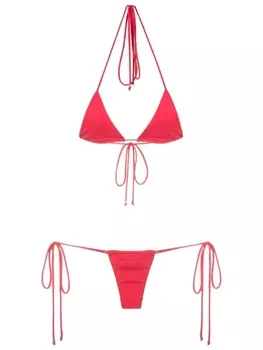 Amir Slama бикини с вырезом-халтер, красный