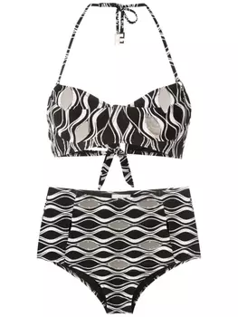 Amir Slama бикини с завышенной талией, черный