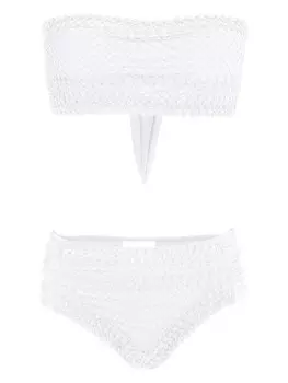 Amir Slama бикини в технике кроше, белый