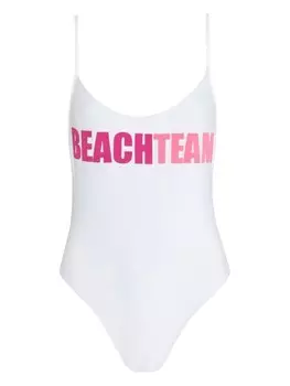 Amir Slama купальник Beach Team, белый