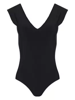 Amir Slama купальник с драпировкой, черный