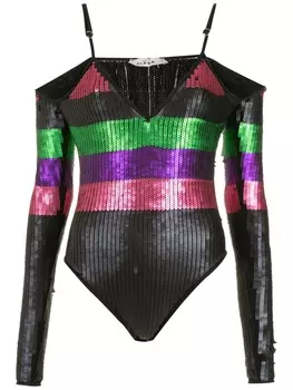Amir Slama купальник с пайетками, разноцветный