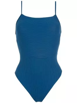 Amir Slama купальник в рубчик, синий