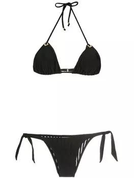 Amir Slama лиф бикини с треугольными чашками, черный