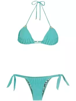 Amir Slama лиф бикини с вырезом халтер, зеленый