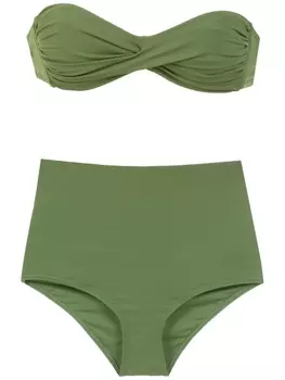 Amir Slama однотонное бикини, зеленый