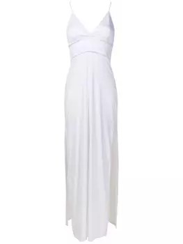 Amir Slama платье макси без рукавов, белый