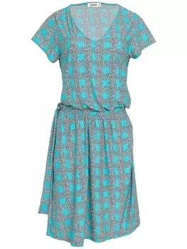 Amir Slama платье с поясом, синий