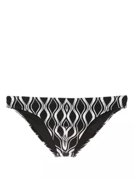 Amir Slama плавки с графичным принтом, черный