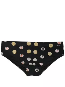 Amir Slama плавки с графичным принтом, черный