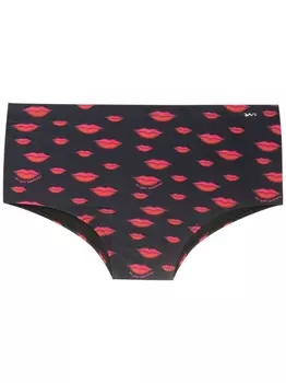 Amir Slama плавки с принтом, черный