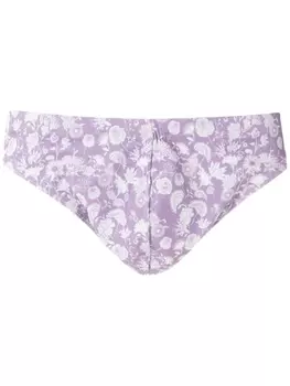 Amir Slama плавки с принтом, фиолетовый