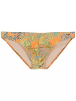 Amir Slama плавки с принтом, оранжевый