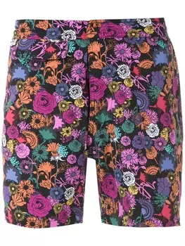 Amir Slama плавки-шорты с принтом, черный