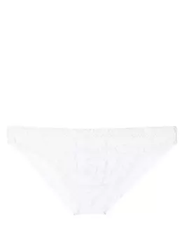 Amir Slama плавки в технике кроше, белый