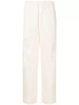 Amir Slama полосатые брюки прямого кроя из коллаборации с Mahaslama, нейтральный цвет