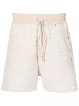 Amir Slama шорты с эластичным поясом из коллаборации с Mahaslama, нейтральный цвет
